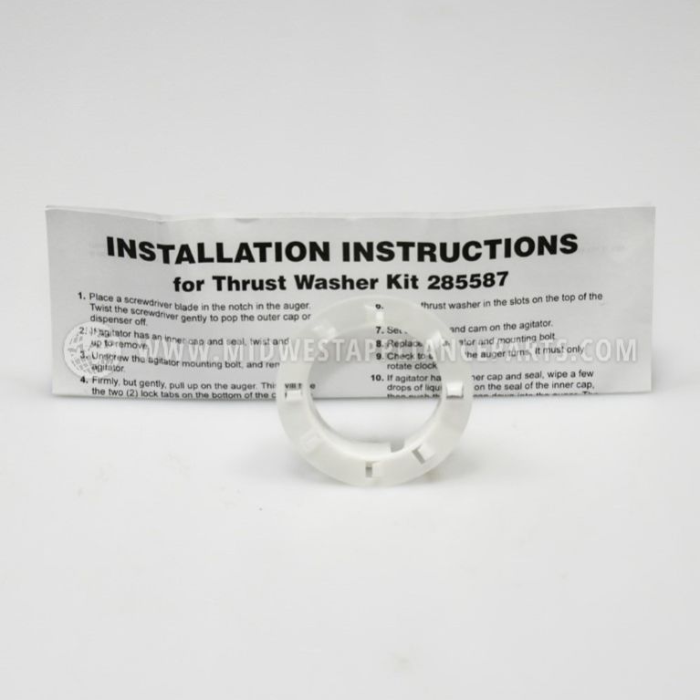 Retaining Ring Inside Agitator Whirlpool 285587-3350389 